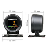 X60 OBD METER OBD 2 HUD Digital Temperature Gauge Digital Voltage Speed