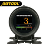 X60 OBD METER OBD 2 HUD Digital Temperature Gauge Digital Voltage Speed