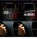 Official  X220 Auto Car Head-Up Display Projector OBD II Vehicle Speeding Warning With Hood Clear Projection