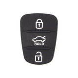 3 Button Remote Key Fob Case Silicon Rubber Pad For Hyundai I10 I20 I30 IX35 for Kia K2 K5 Rio Sportage Flip Key - Car Diagnostic Tool
