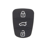 3 Button Remote Key Fob Case Silicon Rubber Pad For Hyundai I10 I20 I30 IX35 for Kia K2 K5 Rio Sportage Flip Key - Car Diagnostic Tool