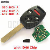 Car Remote Key Work for Honda for Accord Element CR-V FIT HR-V City Odyssey Shuttle Civic 4 Buttons + ID46 Immobilizer - Car Diagnostic Tool