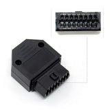 Universal OBDII OBD2 16Pin Female Connector OBD II Female Plug Adapter OBD