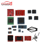 Full Set 21pcs Socket Adapters for Super Mini Pro TL866A/TL866CS EEPROM Programmer ECU Chip Tunning