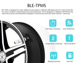 2018 Newest Tire Pressure Monitoring Car Bluetooth 4.0 TPMS 4 Internal/External Sensor for Android iOS In Stock - Car Diagnostic Tool