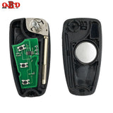 Hot! 433MHZ 4D60 Chip For FORD Focus Mondeo Fiesta Folding Flip Remote Car Key With F021 Blade