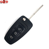 Hot! Brand New Folding Flip Remote Key 3 Button For FORD Focus 433MHZ WITH 4D63 Chip HU101 Blade