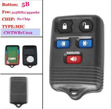 Good quality(1 piece )Keyless Entry Key Fob Remote key 5 Buttons 315MHZ for Ford Expedition Mercury Lincoln Navigator Freesta