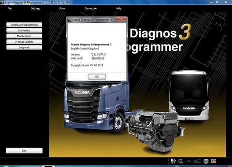 VCI 3 SDP3 V2.31 for Scania Trucks Buses Diagnose 3 Programming Software