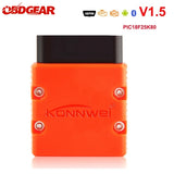 KW902 Bluetooth OBD 2 Autos scanner ELM327 V1.5 Chip PIC18f25k80 Mini ELM 327 V1.5 Auto Diagnostic Scanner In Russian
