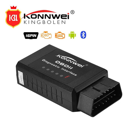 KW910 OBD II ELM327 bluetooth Code Reader FOR Android/PC OBD2 kw910 bluetooth elm 327 Car Diagnostic Scanner