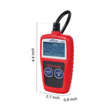 KW806 OBD2 CAN BUS Car Diagnostic Tool KW806 Auto Code Reader with LCD screen betther than ELM327 V2.1 free Software