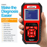 KW850 Full OBD2 Car Diagnostics Tool KW 850 OBDII Auto Scanner PK AD310 NT301 Update Free On PC with RU/UK/BR Warehouse