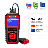 KW850 Full OBD2 Car Diagnostics Tool KW 850 OBDII Auto Scanner PK AD310 NT301 Update Free On PC with RU/UK/BR Warehouse