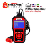 KW850 Full OBD2 Car Diagnostics Tool KW 850 OBDII Auto Scanner PK AD310 NT301 Update Free On PC with RU/UK/BR Warehouse