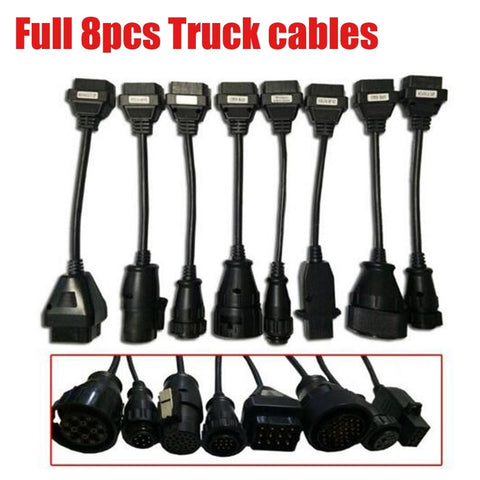 Truck Diagnostic Cables MVD OBD2 OBDII Trucks connect cable 8 Trucks connect cable CDP pro Plus for wow snooper