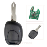 Remote Car Key 1 Button for Renault Clio II 2001 2002 2003 2004 2005 ID46 Transponder Chip 434 Mhz NE73 Blade Remotekey