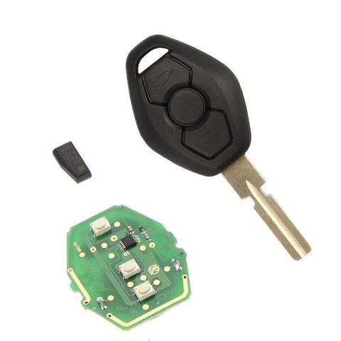Remote Key 3 Button For BMW 3 5 7 SERIES E38 E39 E46 W/Chip 315MHZ/433MHZ HU58