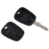 Remote Control Car Key Case Shell for PEUGEOT 206 2 Button Uncut Blade Replacement Car Cover