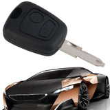 Remote Control Car Key Case Shell for PEUGEOT 206 2 Button Uncut Blade Replacement Car Cover