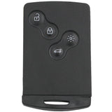 Remote Smart Card Key Case fob For Laguna Koleos Clio 4 Megane Scenic Captur Fluence 4 Button Key Shell