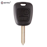 Car Key Case Fob For Citroen C1 C2 C3 Saxo Xsara Picasso Berlingo 2 Button Remote Key Fob - Car Diagnostic Tool