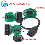 VAG Com v 1.4 commander k+can OBD 2 USB Scanner work on Windows Software