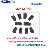 10 PCS/LOT, LKP-02PRO Car Key Chip for VVDI KYDZ Programmer Unlock/Program/Copy Unlimited 4D-60/61/62/65/66/67/68/ - Car Diagnostic Tool