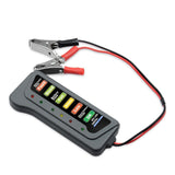 Battery Tester Digital Capacity Tester Checker For 12V Battery Power Supply Tester Measuring Instrument with 6 LED light Display - Car Diagnostic Tool