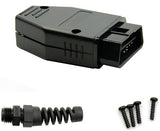 OBD2 EOBD 2 16 pin male connector J1962 Wholesale &Retail OBD Male Plug OBD2 16Pin