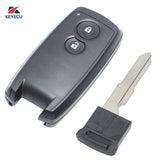 Replacement Keyless Entry Remote Key Shell 2 Button for Suzuki SX4 Grand Vitara Swift Case Fob + Uncut Blade