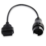 MB 38 Pin to 16 Pin OBD2 OBD Diagnostic Adapter For Benz 38 pin OBD 38pin Connector For Mercedes OBDII Car Tools