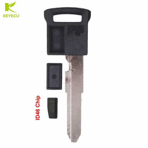 Smart Insert Remote Emergency Key Blade With ID46 Chip For Suzuki Grand Vitara 2006-2012 , SX4 2008-2012