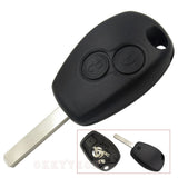 2/3 Button Uncut Blank Blade Replacement Car Key Cover Case Fob for Renault Dacia Modus Clio 3 Twingo Kangoo Key Shell - Car Diagnostic Tool