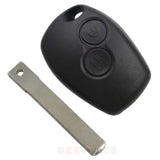 2/3 Button Uncut Blank Blade Replacement Car Key Cover Case Fob for Renault Dacia Modus Clio 3 Twingo Kangoo Key Shell - Car Diagnostic Tool