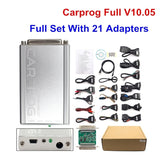 Carprog Full V10.05 With 21 Adapters CarProg 10.05 ECU Chip Tuning Kit Tool Car Prog Full Set Diagnostic Tool