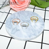 Crescent Moon Ring Stacking Half Moon Boho Ring Minimalist Double Horn Ring Gift For Women Best Friend Bague Femme Size 8