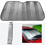 Foldable Front Rear Windshield Car Window Silver Sun Visors 58g Square Sunshade Cover Block drop shipping