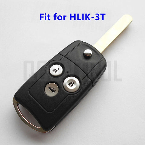 3 Buttons Car Remote Key Suit for Honda Fit 433MHz ID46 Chip with HON66 Blade - Car Diagnostic Tool