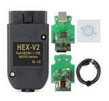 VCDS HEX VAG Com Obd2 Scanner HEX V2 21.9 Interface Electric Testers FOR VW for AUDI Skoda Seat ATMEGA162+16V8+FT232RQ