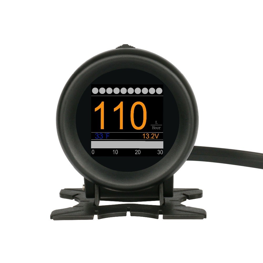 Autool Display AUTOOL X60 OBD 2 HUD Digital Temperature Gauge Speed Meter Display ...