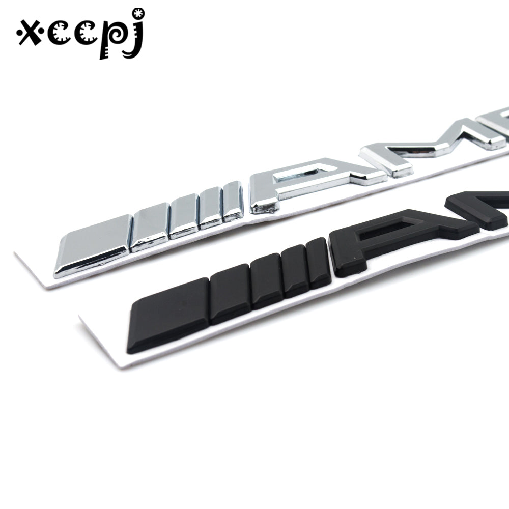 Car-styling Word letter 3D Logo Car Sticker SPORT Emblem Badge Door Decal Auto Accessories for A.M.G