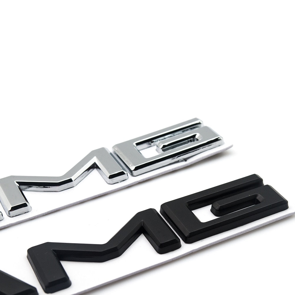 Car-styling Word letter 3D Logo Car Sticker SPORT Emblem Badge Door Decal Auto Accessories for A.M.G
