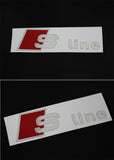 Metal Car Door/window Emblem Sline Stickers For Audi RS Sports