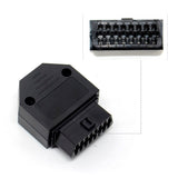 Universal OBDII OBD2 16Pin Female Connector With Enclosure