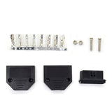 Universal OBDII OBD2 16Pin Female Connector With Enclosure