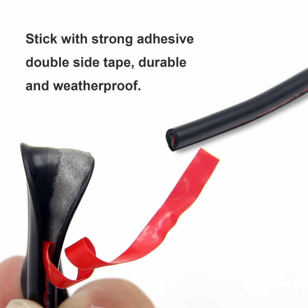 Universal 5M Car Door Edge Collision Auto Avoidance Stick Rubber Strip Decoration Stickers Car Accessories Scratch Protector