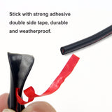 Universal 5M Car Door Edge Collision Auto Avoidance Stick Rubber Strip Decoration Stickers Car Accessories Scratch Protector