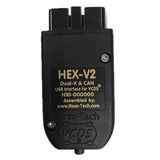 High Quality the newest generation Vag com2 Hex v2, VAG COM OBD2 Diagnostic Cable With FT232RL+ATMEGA162 chips  Chip with latest DTCs library and latest version diagnostic data packet