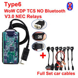 Wow cdp tcs with Bluetooth v5.008 R2 / 2015.R3 keygen obd2 cars trucks scanner